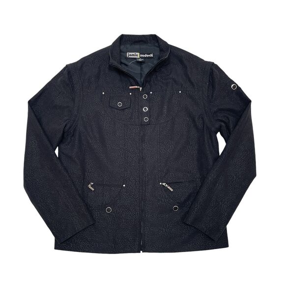 Jamie Sadock Jacket Size Small Black Zip Off Sleeves Vest‎ Golf Active Full Zip - Picture 1 of 12